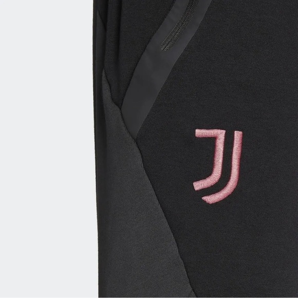 Men’s Adidas Juventus Black Gray Joggers with Pink Details | Size S - Picture 16 of 17